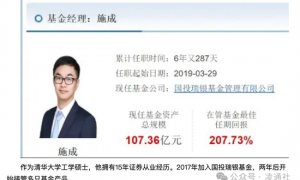 罕见被讨钱！国投瑞银百亿基金经理施成被告上法庭13 日开庭！案由为金融委托理财合同纠纷