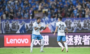 中超-图多列闪击段刘愚扳平 三镇1-1西海岸3轮不胜