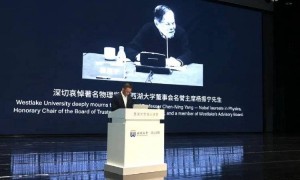 临时改变议程！全场肃立默哀，悼念杨振宁